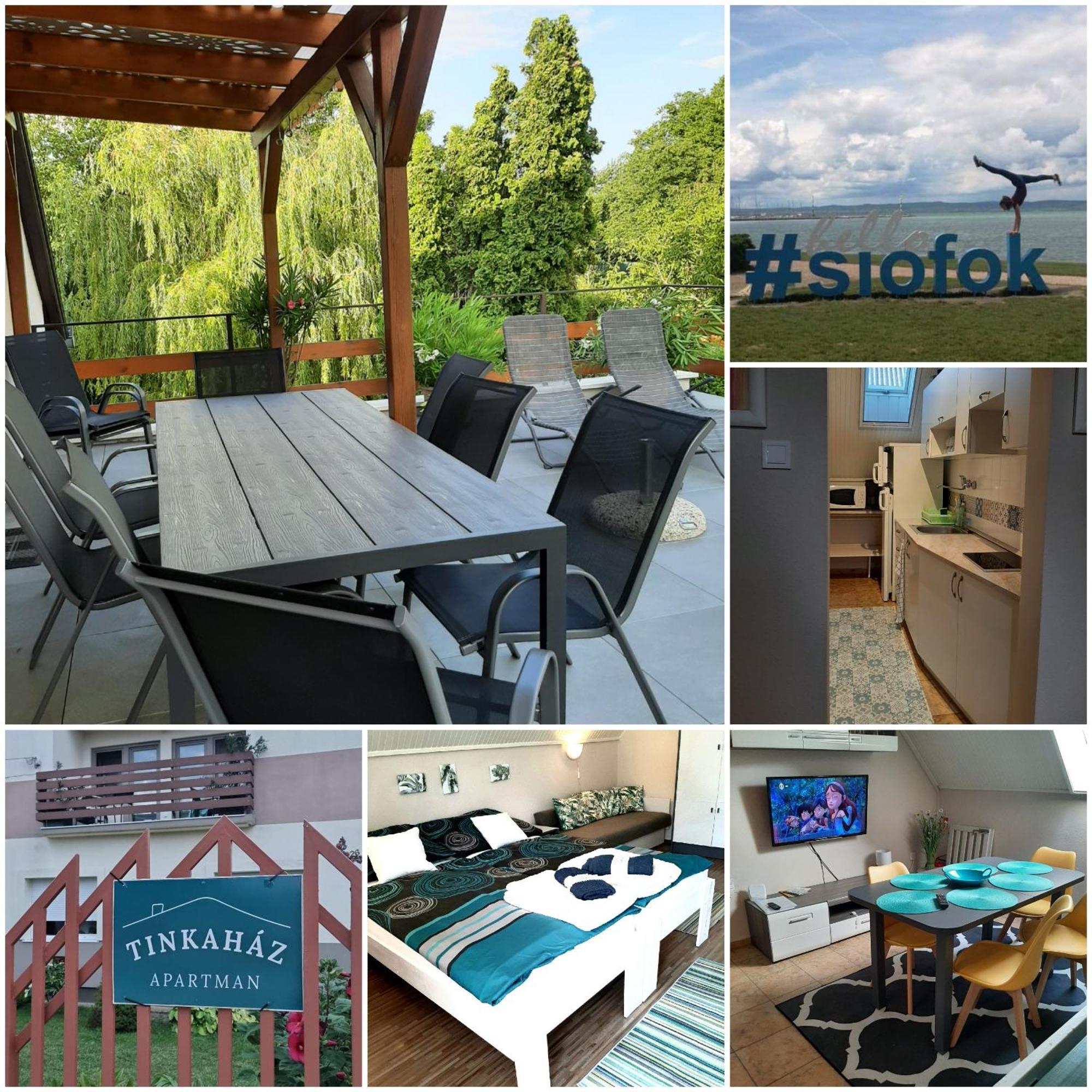Apartament Tinka Haz Siófok Zewnętrze zdjęcie